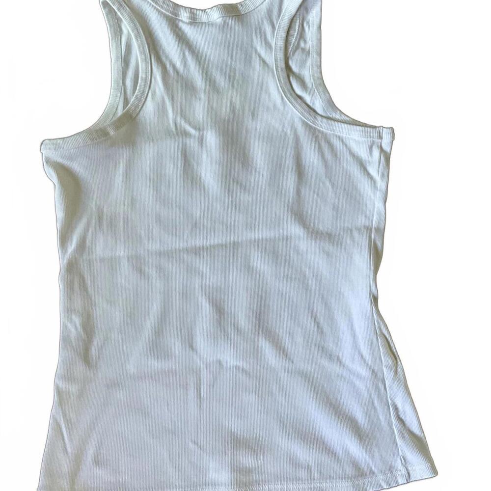 Harley Davidson 120 Years Women’s White Ribbed Tank - Picture 4 of 4